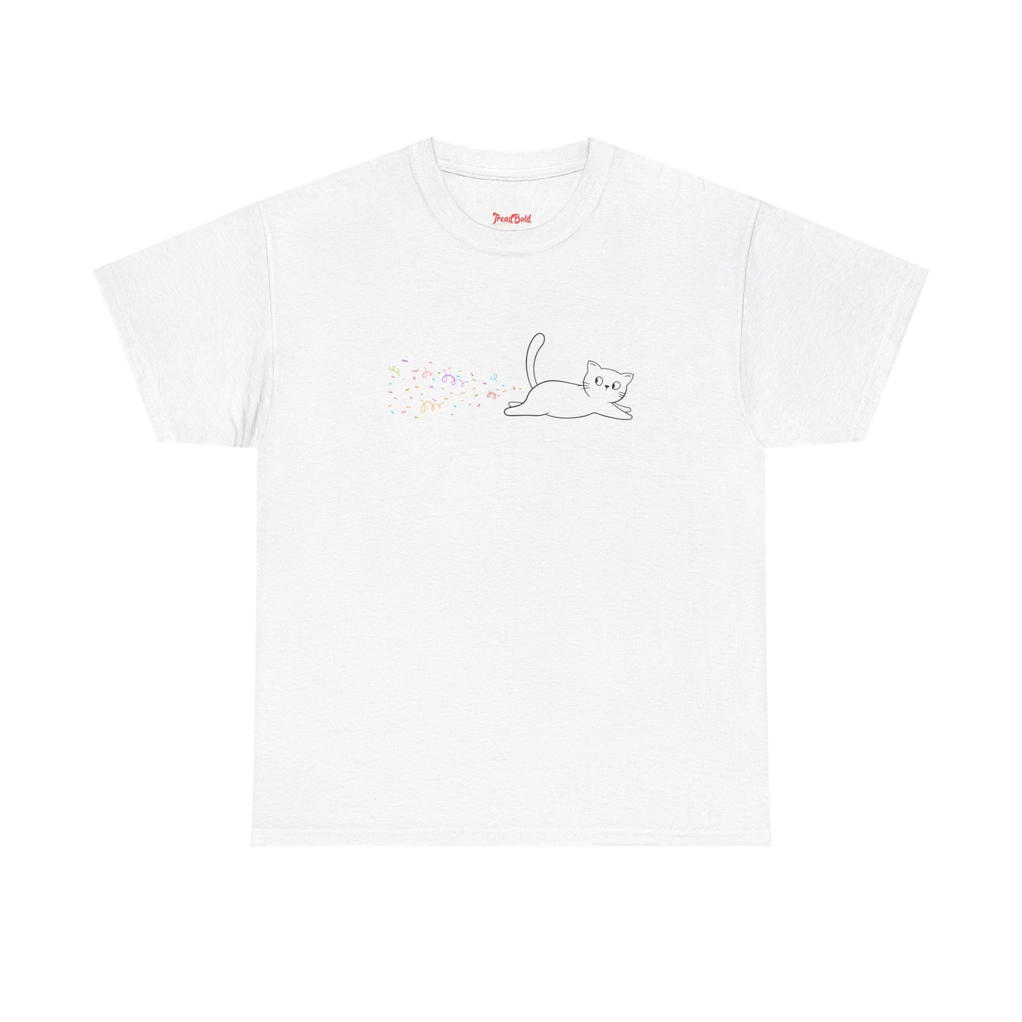 Cat Confetti Toot T-shirt