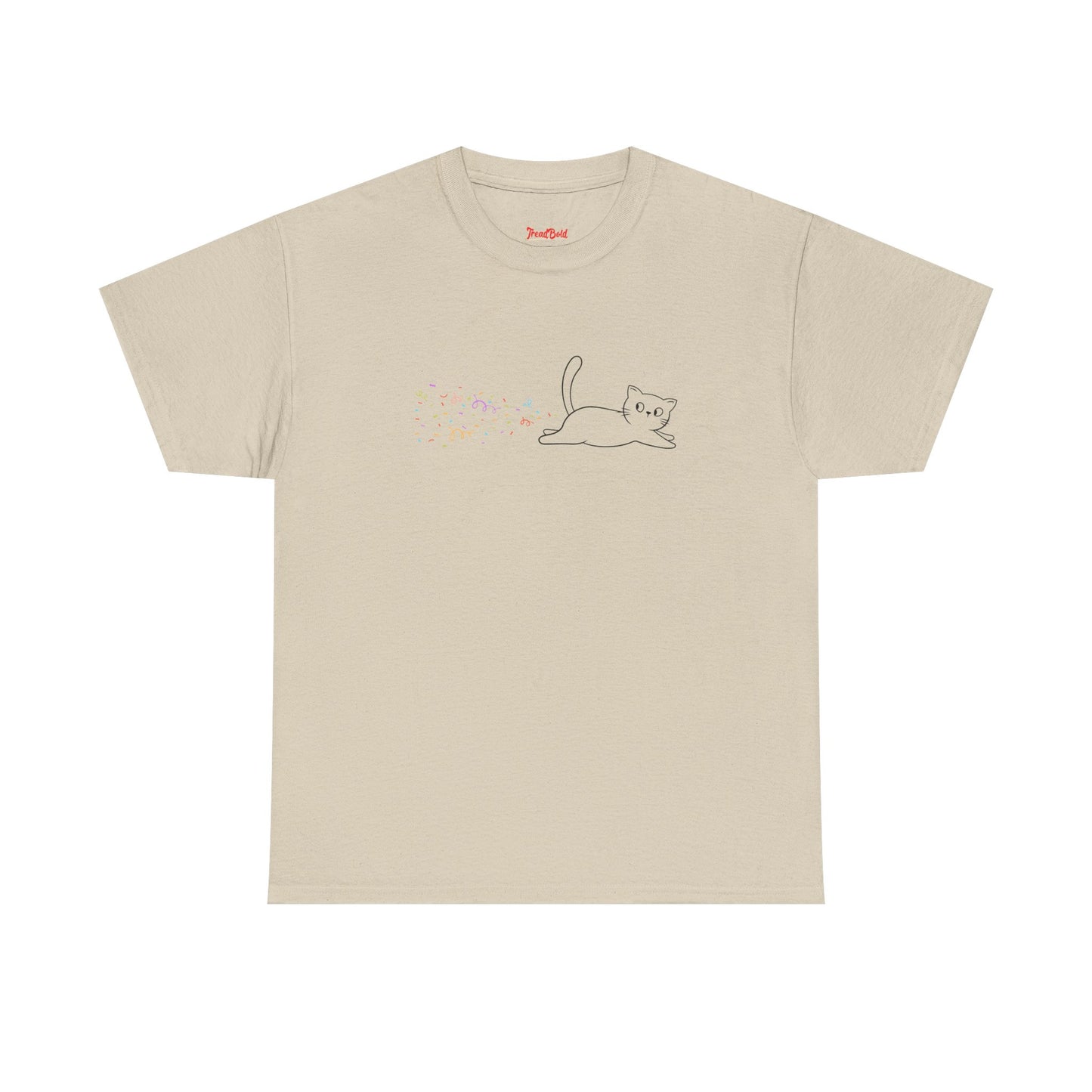 Cat Confetti Toot T-shirt