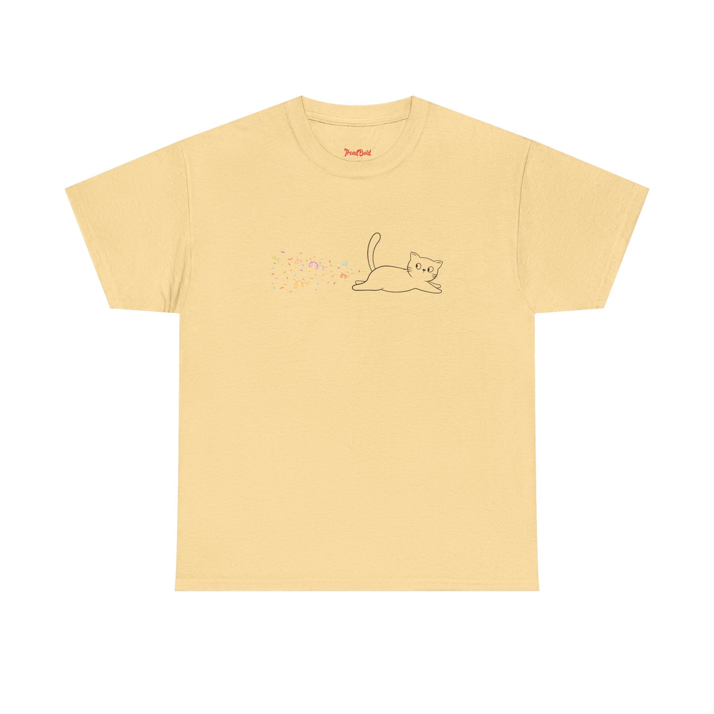 Cat Confetti Toot T-shirt